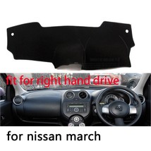 For MARCH Micra K13 2010-2016 Right and Left Hand Drive Car Dashd Covers Mat Sha - £34.09 GBP