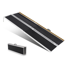 VEVOR Portable Wheelchair Ramp, 7 ft 800 lbs Capacity, Non-Slip Aluminum... - $3,668.51 MXN