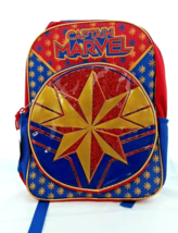 Caption Marvel Kids Backpack 16&quot; x 13&quot; x 4&quot; red blue school  backpacks - £9.93 GBP