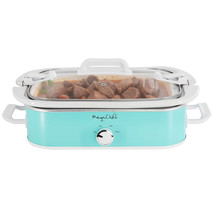 MegaChef 3.5 Quart Casserole Slow Cooker with 3 Temperature Settings in ... - $121.49
