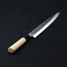 Laser Damascus Chef Knives Japanese Salmon Sushi Knives Stainless Steel Sashimi - £22.81 GBP