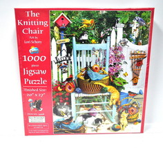 The Knitting Chair Jigsaw Puzzle 1000 Piece - £8.22 GBP