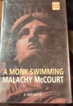 A MONK SWIMMING By Malachy Mccourt - Hardcover  LARGE PRINT EDITION - $129.54 MXN