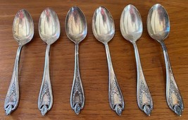 Antique 1847 Rogers Bros Old Colony Soup Spoons - 7” - Set of 6 - $185.41 MXN