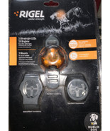 Rigel Dublin Dog Multi Purpose LED Light Red Dog Collar Backpack Bike Bi... - £15.47 GBP