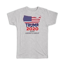 Keep America Great Trump 2020 : Gift T-Shirt USA Donald American Flag Map MAGA - £14.45 GBP