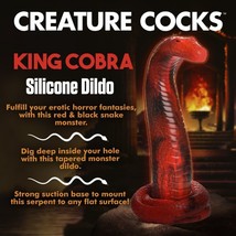 King Cobra Silicone Lifelike Big Real Dong Suction Cup Women Cosplay - £46.71 GBP