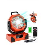 5 Wind Speed Battery Powered Heavy Duty Portable Fan with 20000mAh Power... - €25,47 EUR
