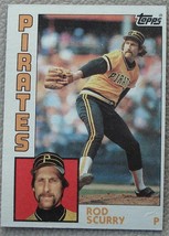 Rod Scurry, Pirates 1984 Topps Card, #69 VG COND - £2.31 GBP