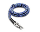 Guitar Cable Cloth Bu Wh Bk 18Ft - £44.65 GBP