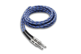 Guitar Cable Cloth Bu Wh Bk 18Ft - £45.66 GBP