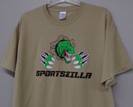 Sportszilla T-Shirt Size Xl T-Rex Jurassic Godzilla Fossil Shriners Charity New - £13.58 GBP