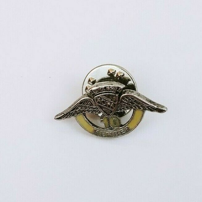 Aircraft Owners &amp; Pilot&#39;s Association Metal Lapel 10 Yr. Member Pin AOPA - $6.44