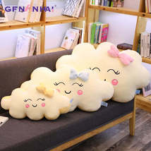 1Pc Giant New Style Kawaii Cloud Plush Pillow Soft Sofa Cushion Lovey Smile Clou - £6.89 GBP+