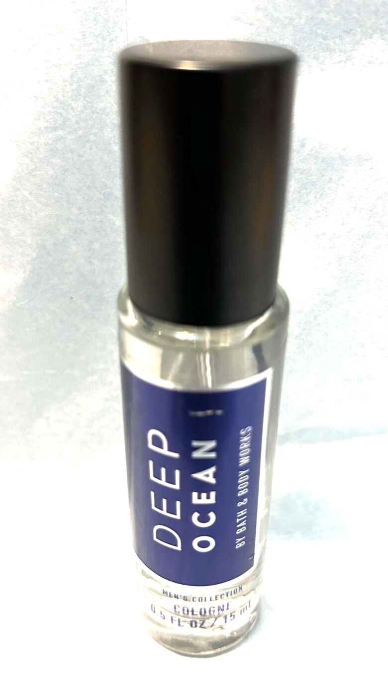 DEEP OCEAN  Men&#39;s Bath &amp; Body Work MINI COLOGNE  0.5 fl oz/15 ml - $16.16