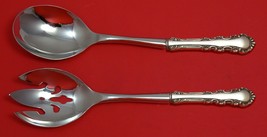 Georgian Rose by Reed and Barton Sterling Silver Salad Serving Set Pcd C... - $2,755.77 MXN