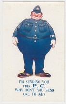 Why Not Write Comic Bamforth Postcard Fat Policeman Unused - £2.40 GBP