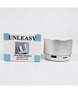 UNLEASY Silver Mini Metal Wireless Speakers Compact Bluetooth Wireless S... - €12,15 EUR
