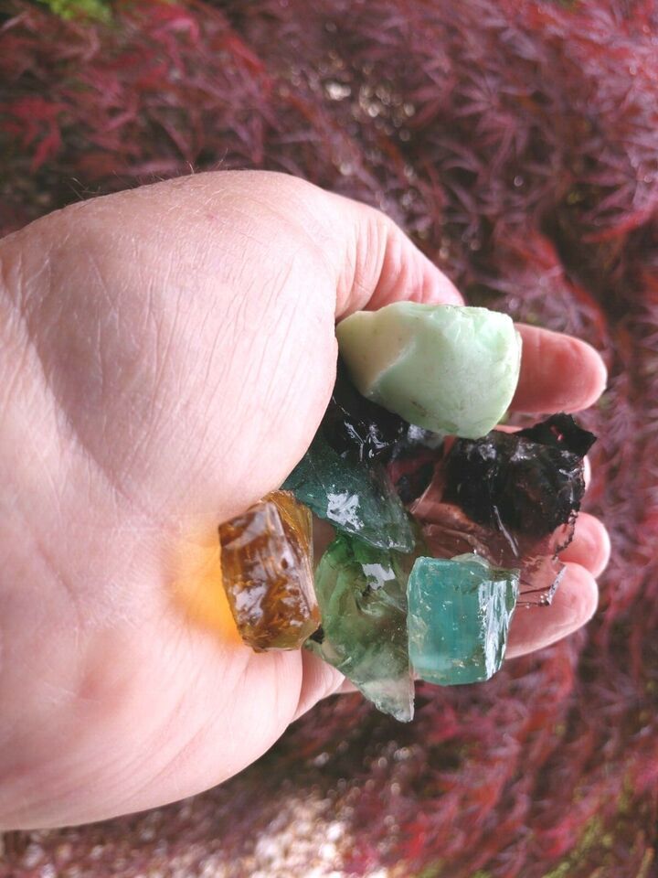 Lady Nellie Natural Rainbow Andara love  calmness healing Crystals Monatomic