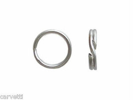 5mm Sterling Silver Split Rings (10) Made in U.S.A. - £3.13 GBP