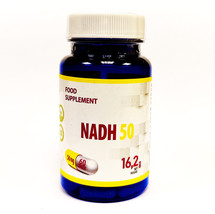 NADH ( Nicotinamide Adenine Dinucleotide) 50 mg 60 Caps Energy Health - $31.40