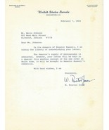 William Proctor Jones Hand Signed Autograph Typed Letter - $7.99