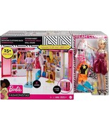 Barbie Dream Closet with Blonde Doll &amp; 25+ Pieces - £71.92 GBP