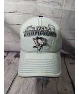 Pittsburgh Penguins Hat Cap Fitted OS Gray Stanley Cup Champions 2009 Re... - £15.52 GBP