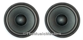 2X 8 inch Home Audio HiFi Stereo OEM style studio WOOFER Bass Speaker 8 Ohm Sub - £37.96 GBP