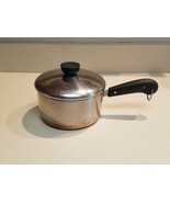 Vintage Revere Ware 1801 Copper Bottom Sauce Pan w/ Lid - £15.53 GBP