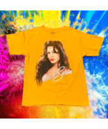 Selena Quintanilla Short Sleeve T-Shirt Unisex Med Mustard Yellow - £11.11 GBP