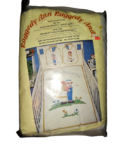 Bobbs Merrill Raggedy Ann Stamped Embroidery Quilt Kit 1981 - 40&quot;x60&quot;&quot; #... - £39.61 GBP