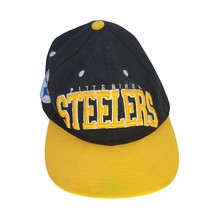 Vintage Pittsburgh Steelers Baseball Cap Team NFL Apparel Snapback Hat - £19.11 GBP