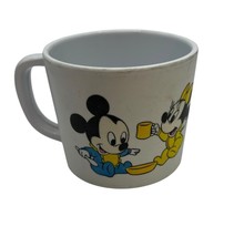 Vintage Selandia Disney World Mug Baby Mickey Minnie Donald Daisy 1984 Cup - $14.86