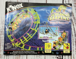 Vintage K&#39;Nex Screamin Serpent Roller Coaster Replacement Instruction Manual - £10.38 GBP