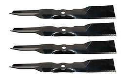 Set of 4 High Lift Blades for John Deere: M170639, UC22008, GY20683. 21-3/8&quot; - £40.09 GBP