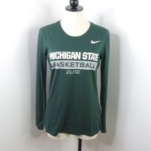 Nike Dri-Fit Women&#39;s M MSU Michigan State Spartans Basketball Elite Shirt - £13.14 GBP