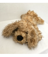 Russ Gusto Puppy Dog Shaggy Brown Plush Stuffed Animal Puppy 12” - £17.79 GBP