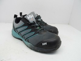 HELLY HANSEN Women&#39;s Adel Aluminum Toe CP Safety Shoes Black/Blue Size 7.5M - $458.83 MXN
