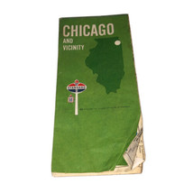 Standard Oil Chicago &amp; Vicinity Vintage 1969 Map - £5.35 GBP