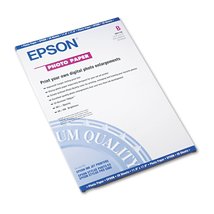 Epson S041156 Glossy Photo Paper, 52 lbs., Glossy, 11 x 17 (Pack of 20 Sheets),W - $41.98