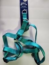 YOULY The Classic Teal Webbed Nylon Dog Harness, Medium - £13.30 GBP