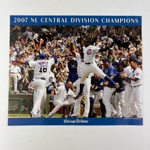 Chicago Cubs 2007 NL Central Division Baseball Champs Chicago Tribune Poster Ins - £11.86 GBP
