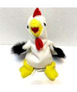 Vintage 1996 Ganz Floppie Toss Ems Ronny Rooster Beanie Plush Stuffed An... - £7.93 GBP