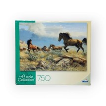 Jigsaw Puzzle Mega Puzzle Collection &quot;Distant Thunder Horse&quot; 750 Piece SEALED - £12.59 GBP