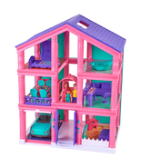 3-Story Dollhouse Play Set, Pink, 24 Pieces, Toddler Toy Ages 3+ - €33,00 EUR