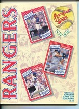 Texas Rangers Spring Training MLB Game Program 1993-Charltte County Stad... - $33.95