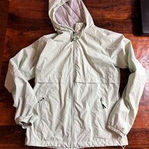 New Balance Women's Windbreaker Jacket Green Hooded Size S Casual Spring - $26.33