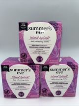 3 pack Summer's Eve Island Splash Cleansing Cloths 16 Wrapped Cloths - $21.00