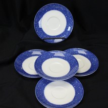 Nikko Winter Wonderland Saucers Christmas 5 7/8&quot; Lot of 5 Xmas - $242.33 MXN